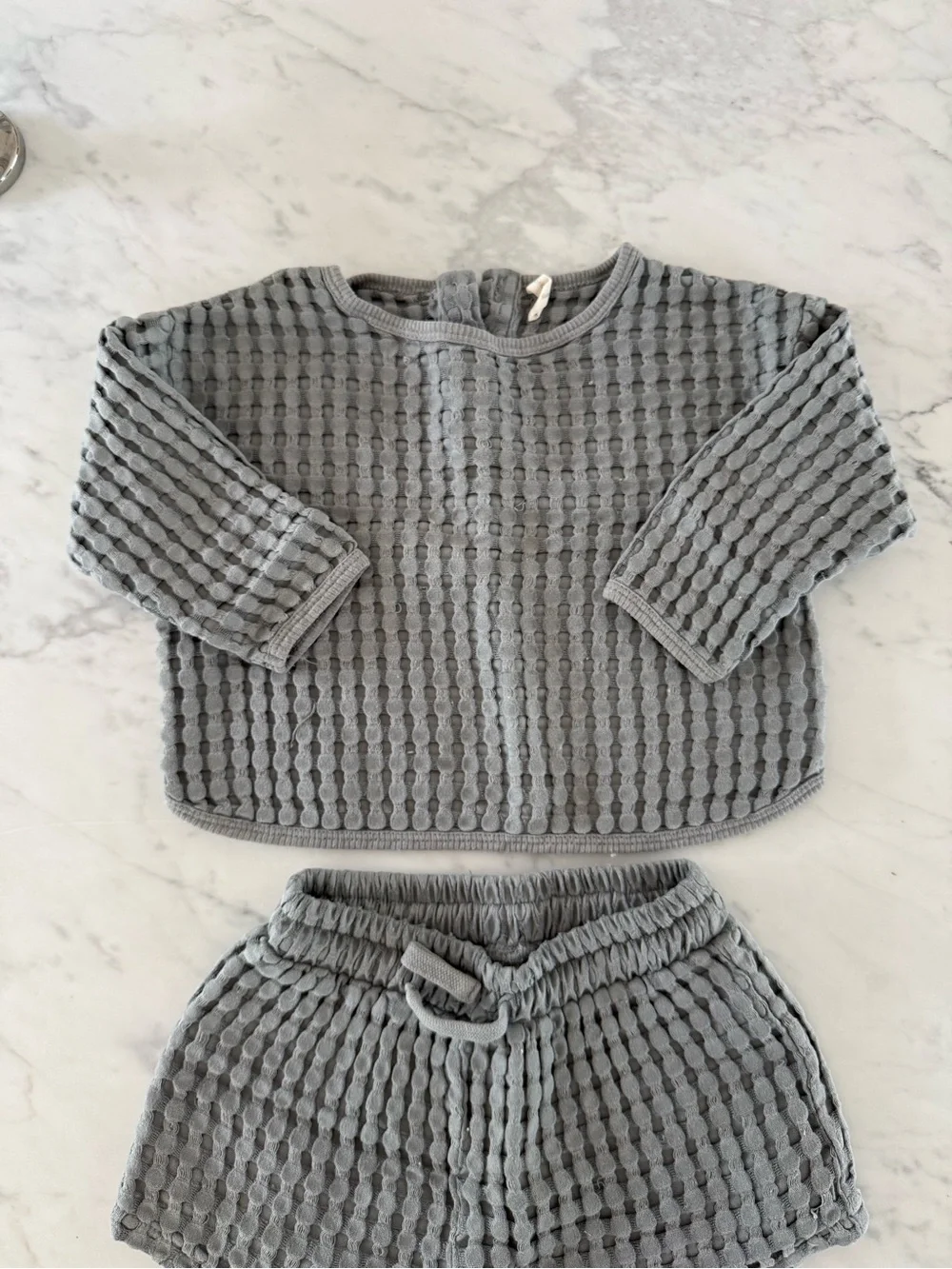 Quincy Mae Flynn Set - Dusty Blue